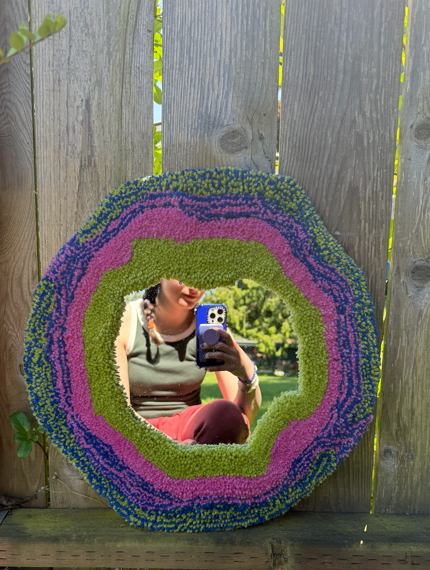 Sour Candy Rug Mirror