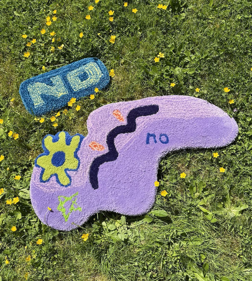 Just Say NO 〰️ Mini Rug