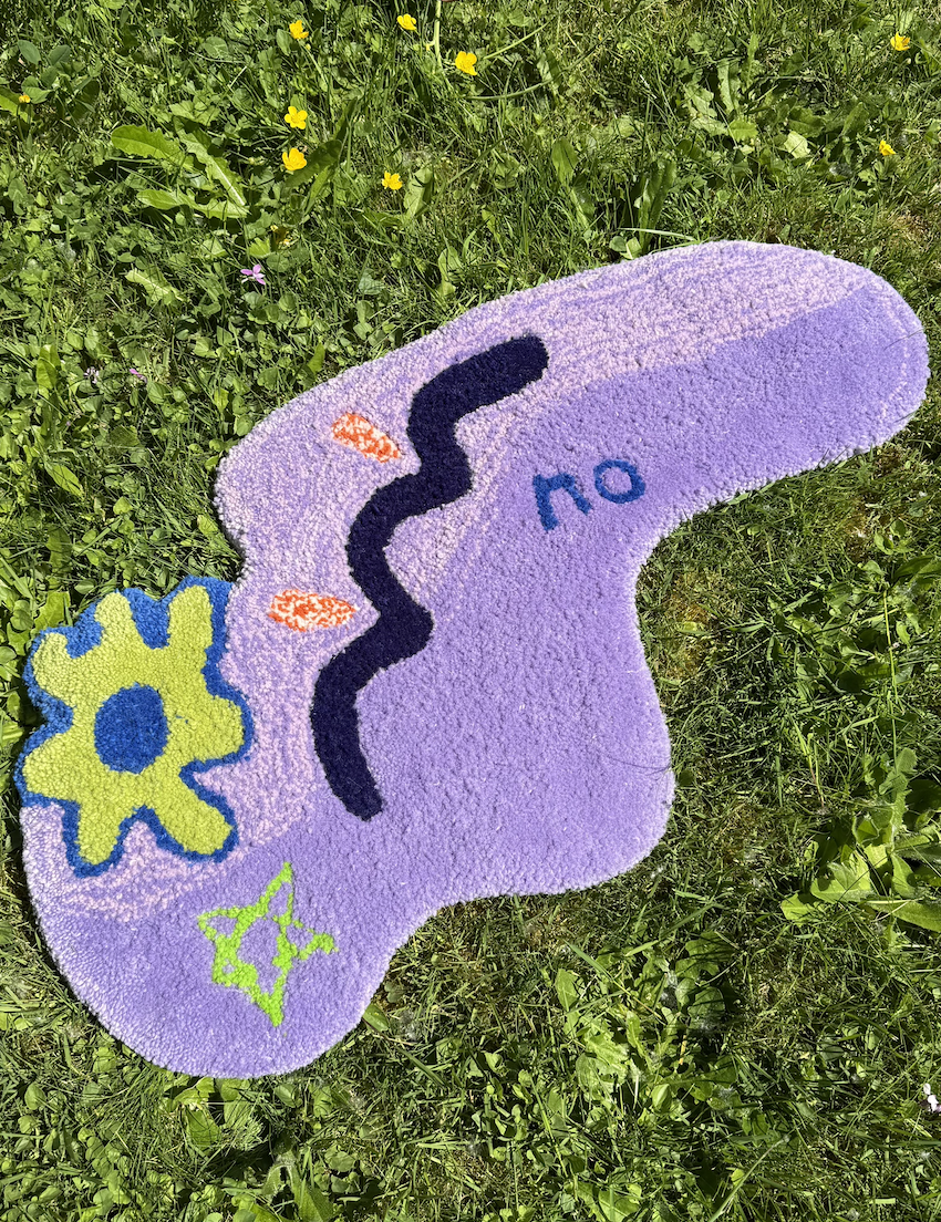 Just Say NO 〰️ Mini Rug
